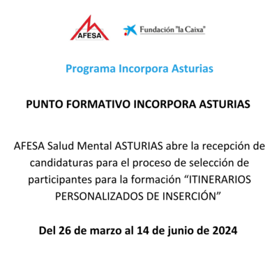 Punto Informativo Incorpora Asturias