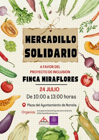 Mercadillo solidario de la Finca Miraflores