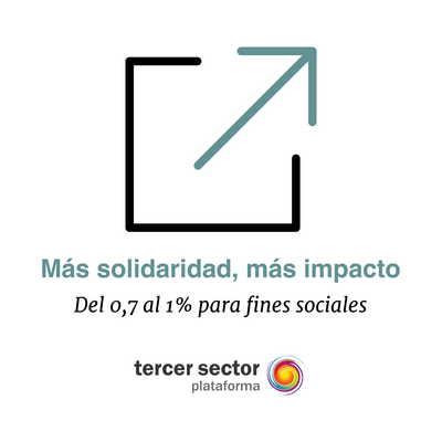 El Tercer Sector solicita aumentar hasta el 1% la asignación tributaria para fines sociales