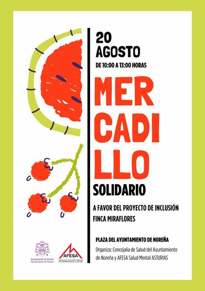 Mercadillo solidario de la Finca Miraflores