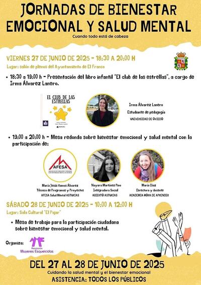 Jornada de Bienestar Emocional y Salud Mental en El Franco