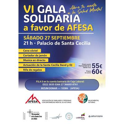 Gala Solidaria a favor de AFESA Oviedo