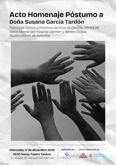 Homenaje póstumo a Susana García Tardón en Cangas del Narcea