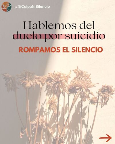 Día Mundial para la Prevención del Suicidio #NiCulpaNiSilencio