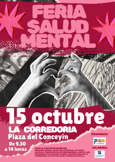 Feria de Salud Mental en La Corredoria para acercar los recursos del barrio a las personas jóvenes